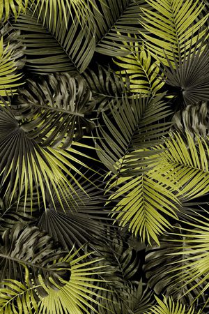 椰子树印花华亿平台图片