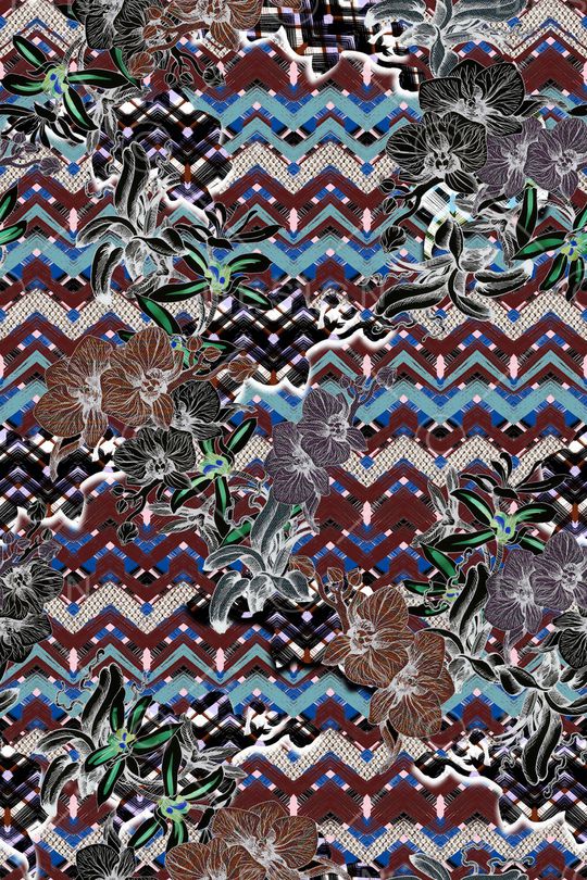 几何印花华亿平台图片