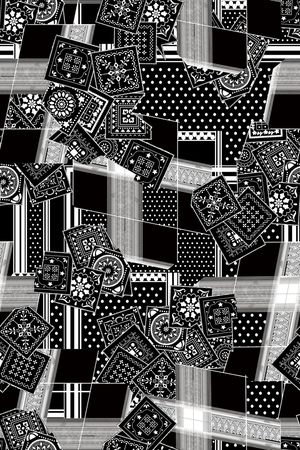 民族花卉印花华亿平台图片