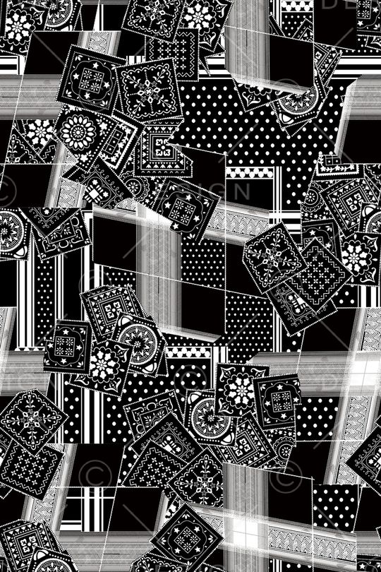 民族花卉印花华亿平台图片