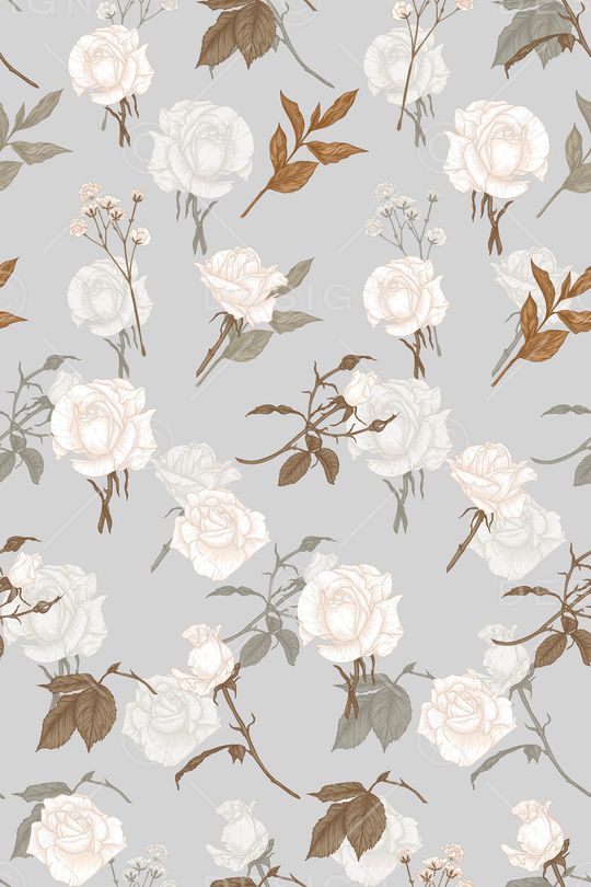 清爽底花卉印花华亿平台图片