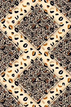 豹纹印花华亿平台图片