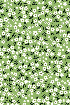 清爽底花卉印花华亿平台图片