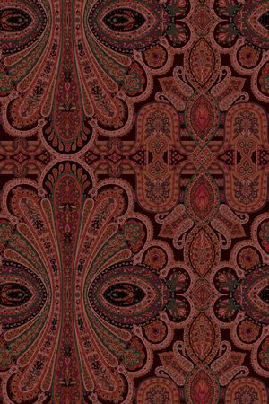 佩斯利印花华亿平台图片