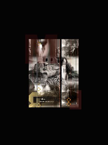 胸前独幅印花华亿平台图片