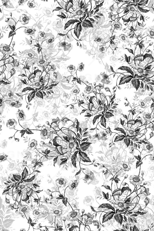 清爽底花卉印花华亿平台图片