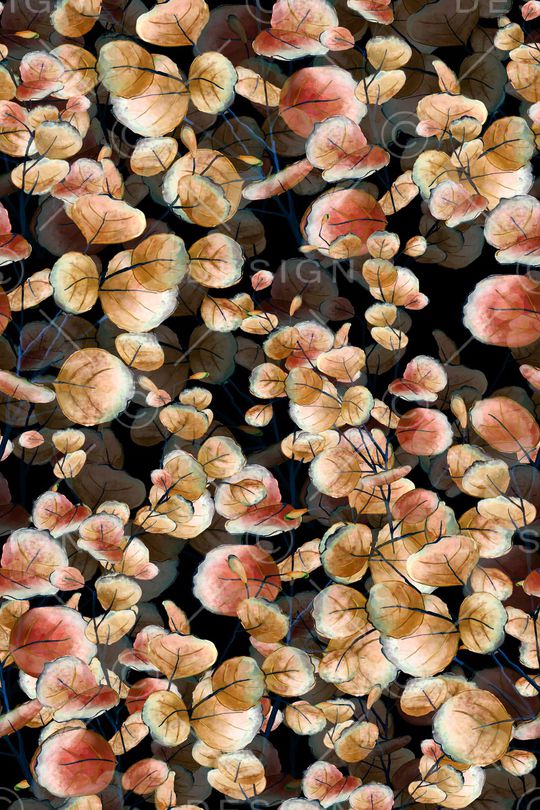 绿植树叶印花华亿平台图片