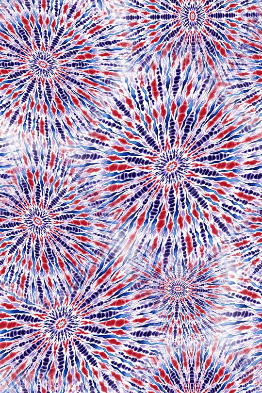 民族花卉印花华亿平台图片