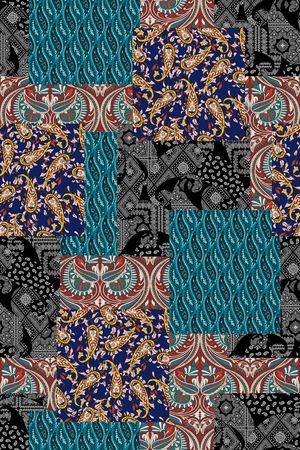 几何印花华亿平台图片