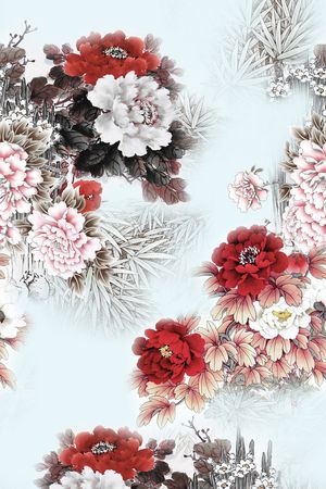 旗袍印花华亿平台图片