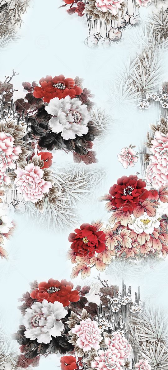 旗袍印花华亿平台图片