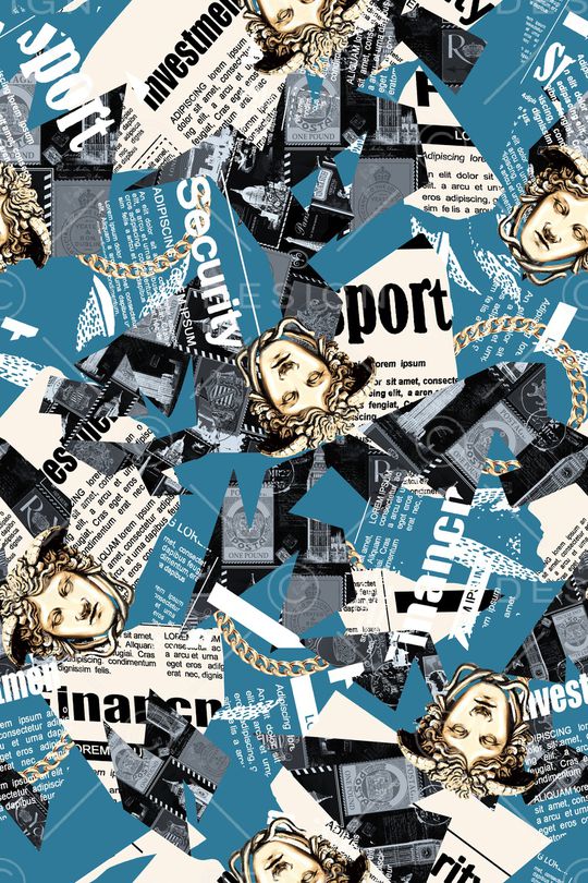 几何印花华亿平台图片