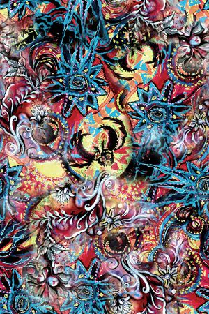 几何印花华亿平台图片