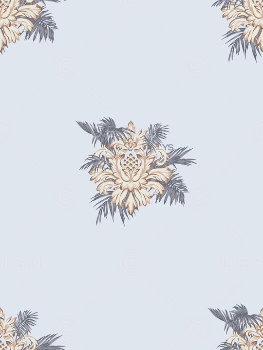 欧式定位花印花华亿平台图片