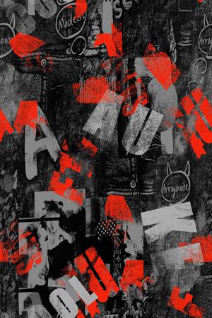 几何印花华亿平台图片