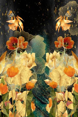 女装定位花印花华亿平台图片