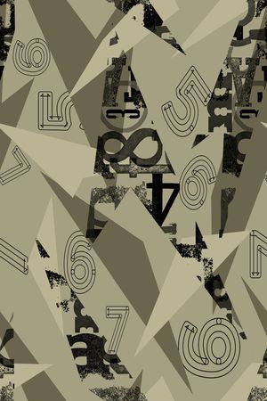 几何印花华亿平台图片