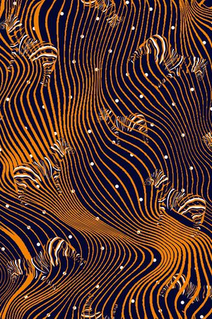 动物纹印花华亿平台图片