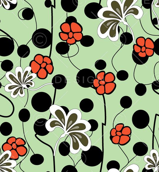 连衣裙印花华亿平台图片