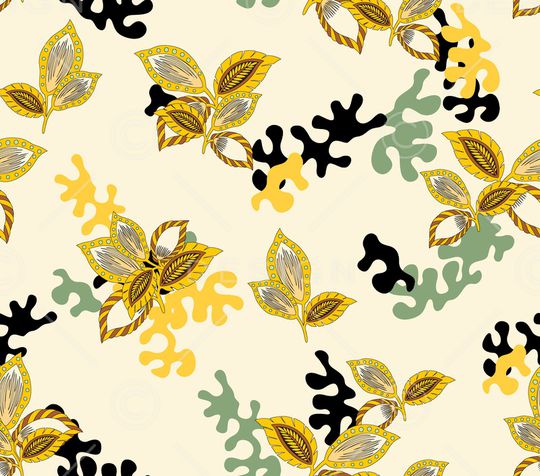 连衣裙印花华亿平台图片