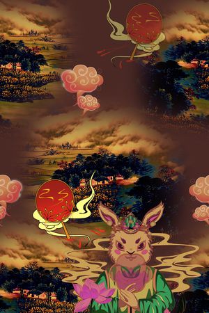 连衣裙印花华亿平台图片