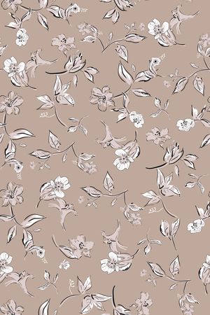 抽象花卉印花华亿平台图片