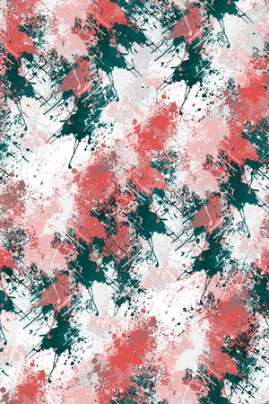 抽象男装印花华亿平台图片