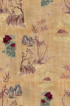 连衣裙印花华亿平台图片