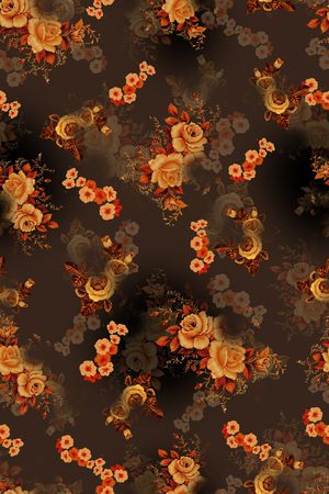 连衣裙印花华亿平台图片