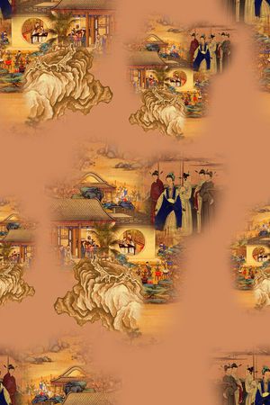 连衣裙印花华亿平台图片