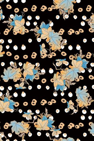 连衣裙印花华亿平台图片