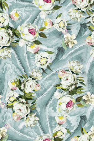 绿植树叶印花华亿平台图片