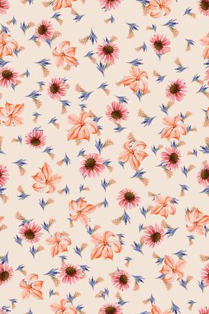 连衣裙印花华亿平台图片