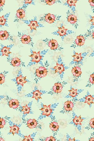 连衣裙印花华亿平台图片