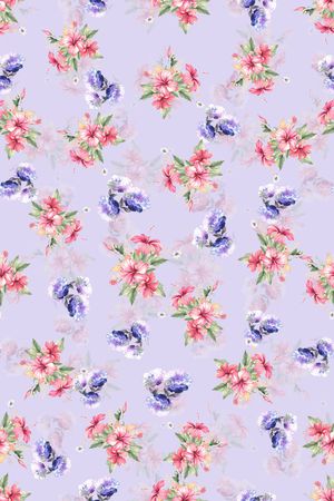 连衣裙印花华亿平台图片