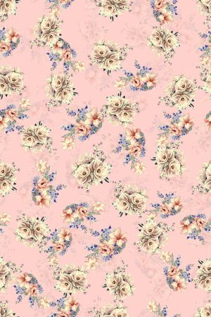 连衣裙印花华亿平台图片