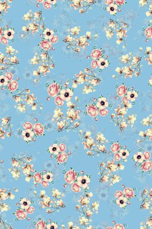 连衣裙印花华亿平台图片