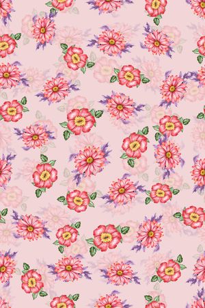 连衣裙印花华亿平台图片