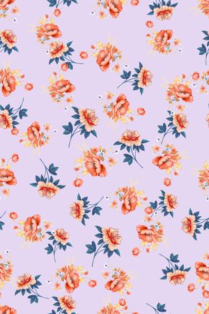 连衣裙印花华亿平台图片