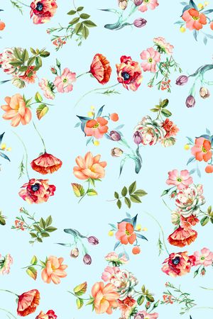 连衣裙印花华亿平台图片