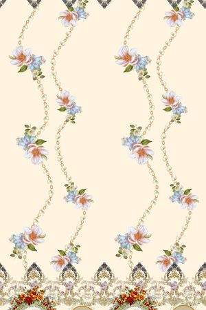 女装定位花印花华亿平台图片