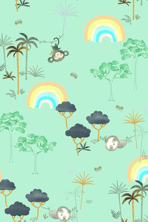 卡通印花华亿平台图片