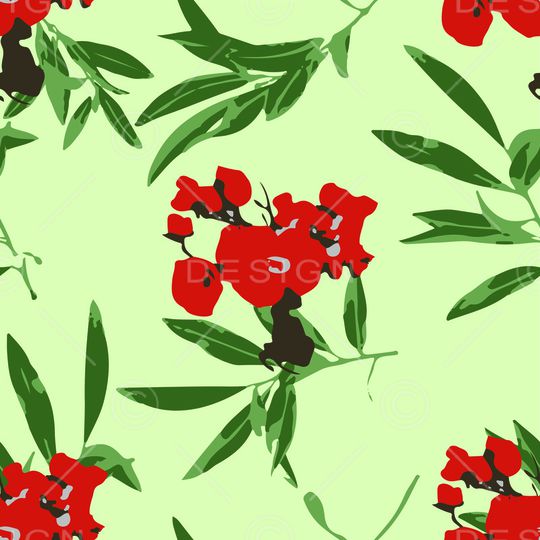 绿植树叶印花华亿平台图片