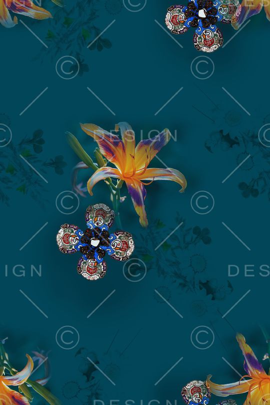 几何印花华亿平台图片