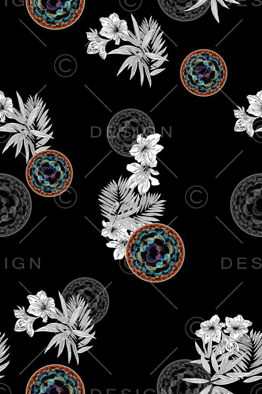 几何印花华亿平台图片