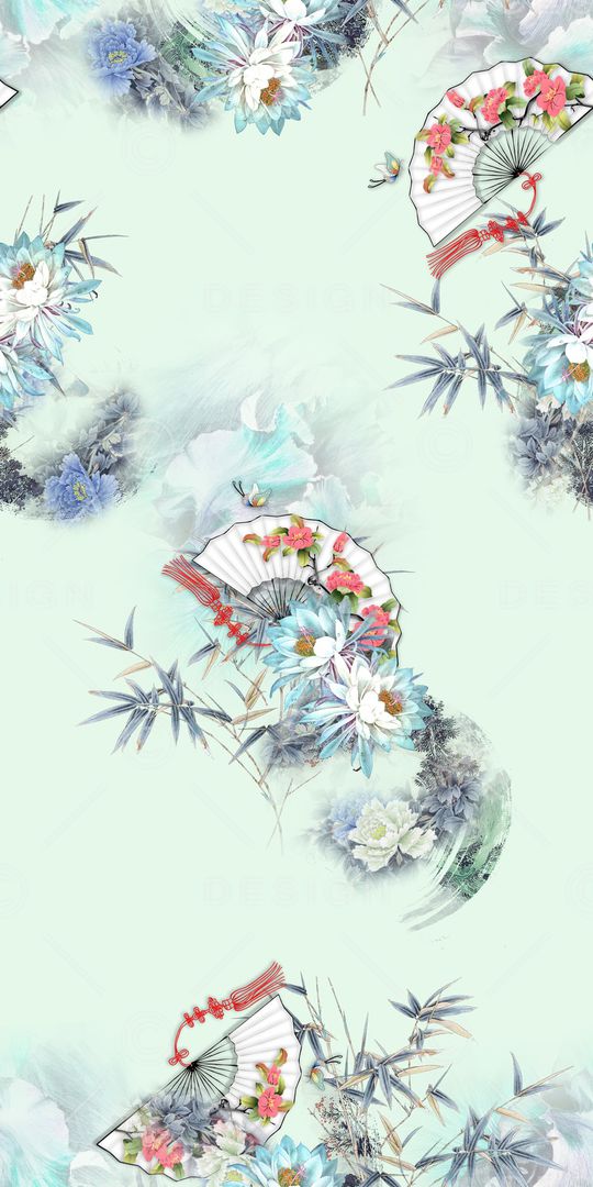 绿植树叶印花华亿平台图片