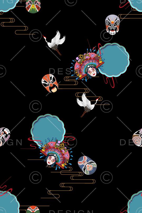 绿植树叶印花华亿平台图片