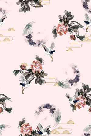 绿植树叶印花华亿平台图片