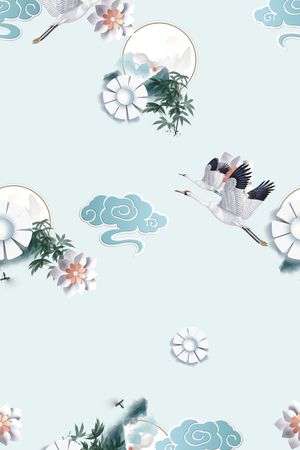 绿植树叶印花华亿平台图片