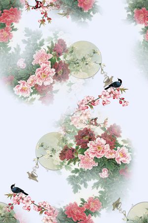 绿植树叶印花华亿平台图片